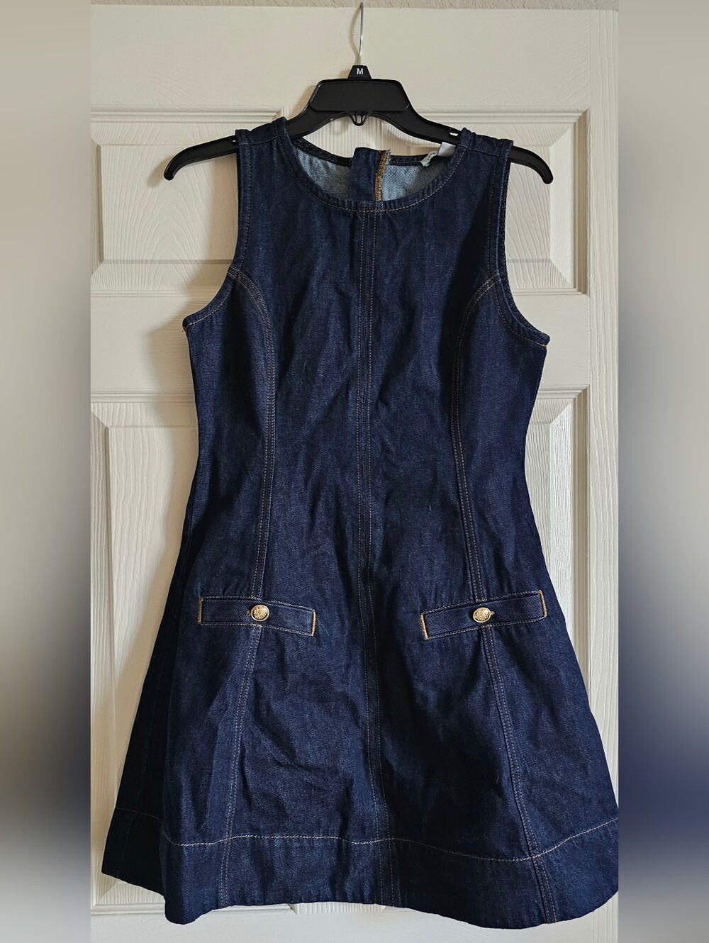 Free Assembly Dark Denim Sleeveless Dress Size 2